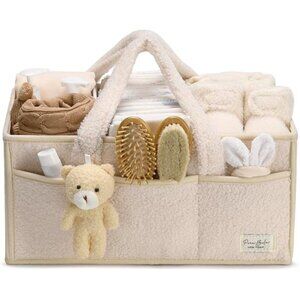 Baby Diaper Caddy Organizer Portable Nursery Storage Basket Newborn Essentials